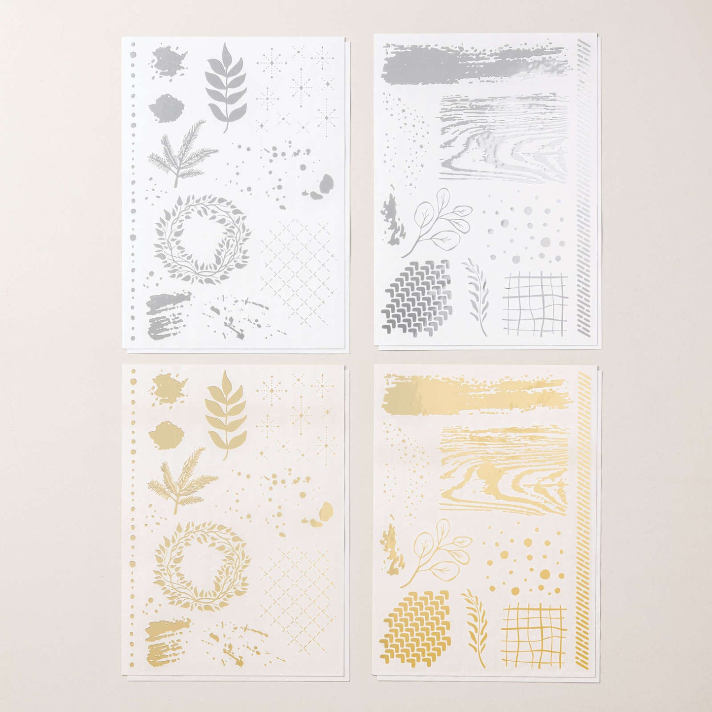 Stampin' Up! Metallic Texture Rub Ons