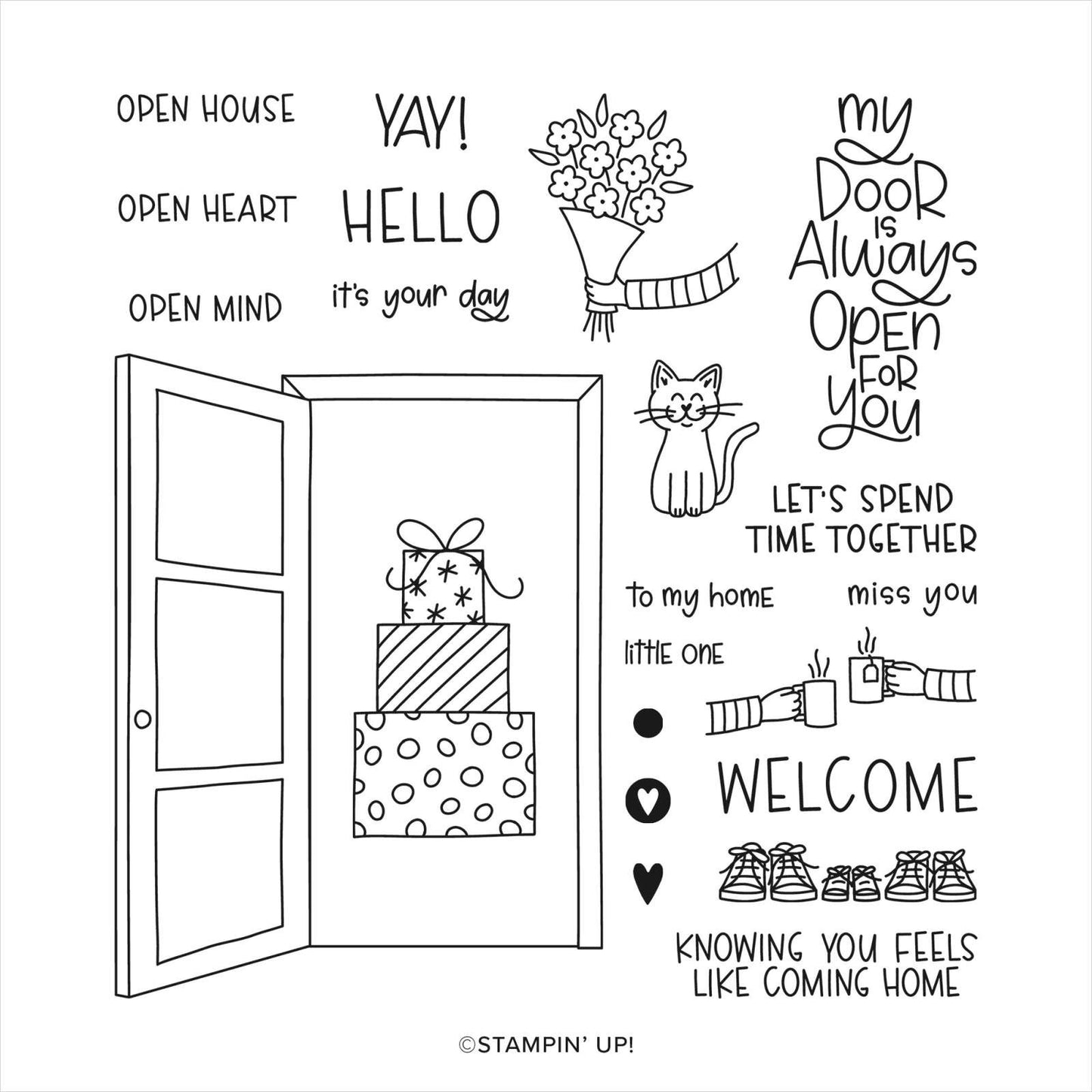 Stampin' Up! Warm Welcome Stamp Set