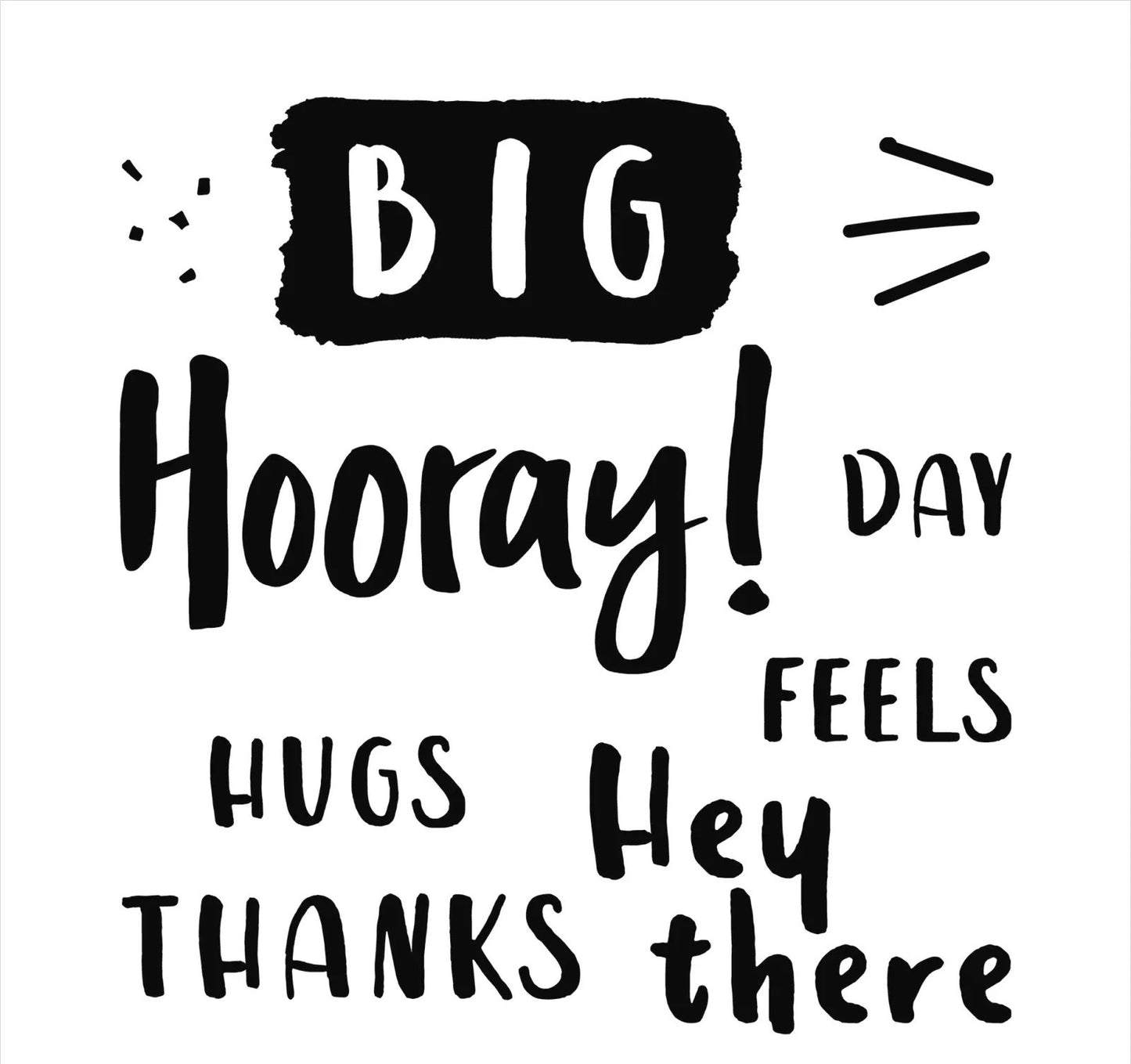 Stampin' Up! Big Hooray Stamp Set