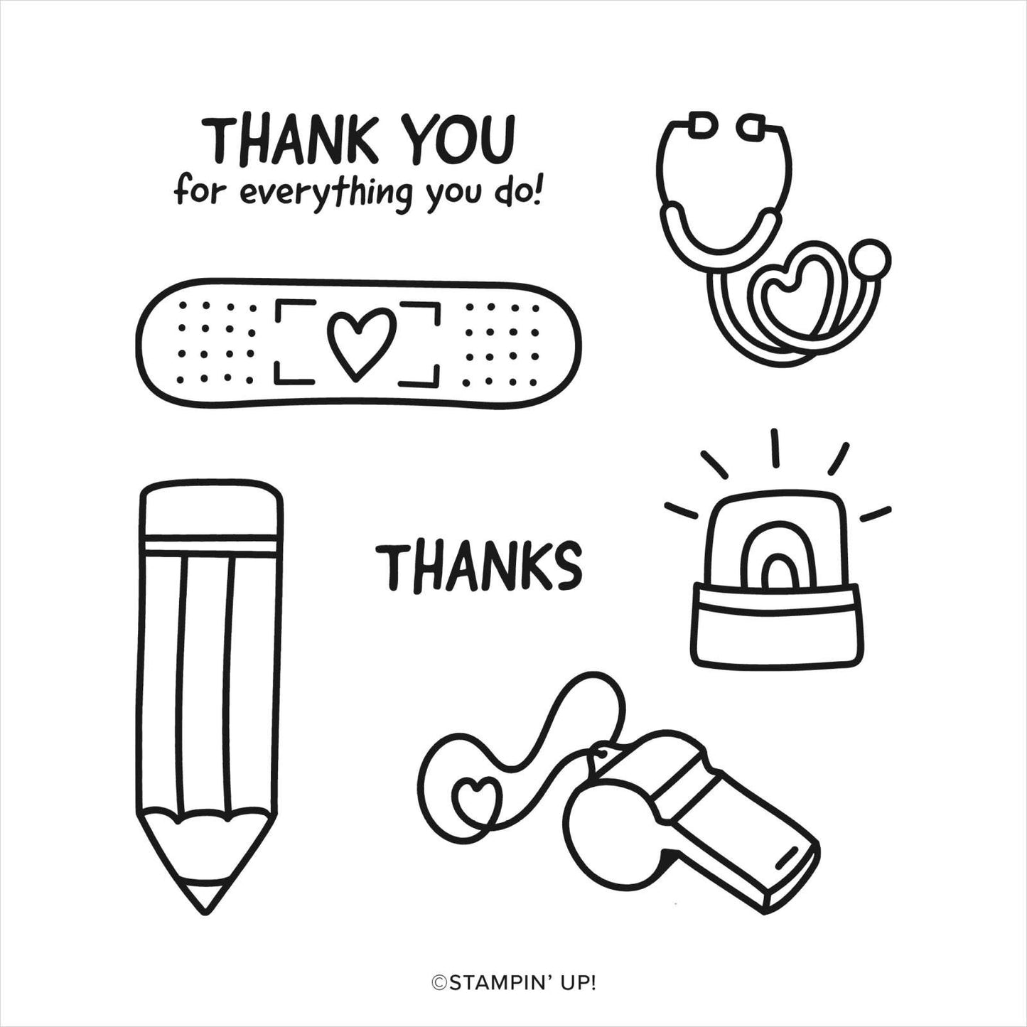 Stampin' Up! Everyday Thanks Stamp Set