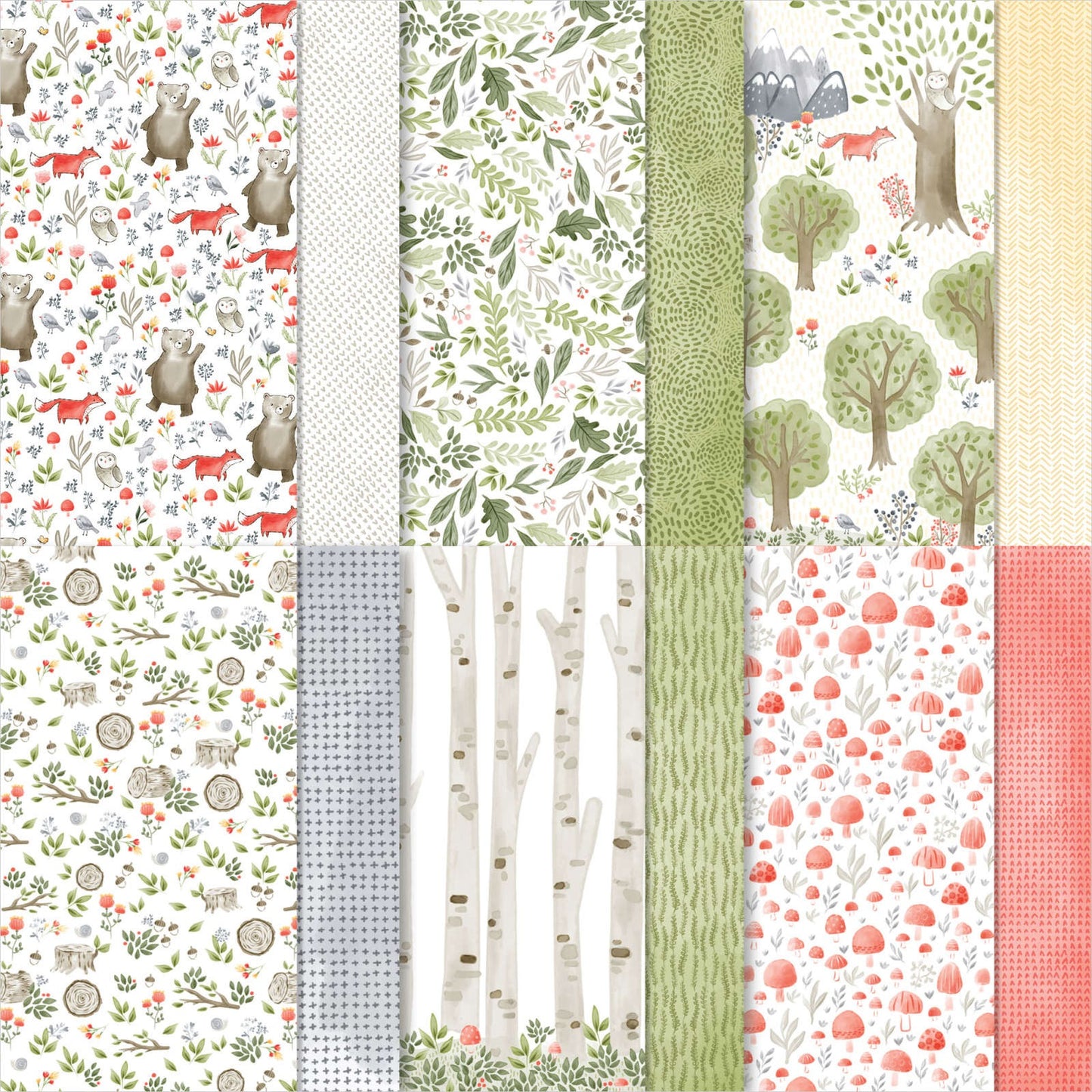 Stampin' Up! Happy Forest Friends DSP