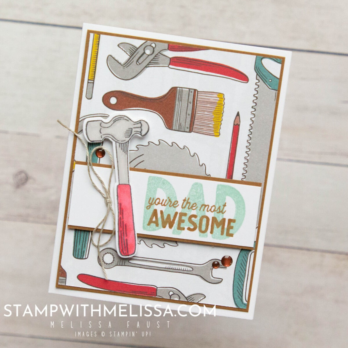 Stampin' Up! Trusty Toolbox DSP