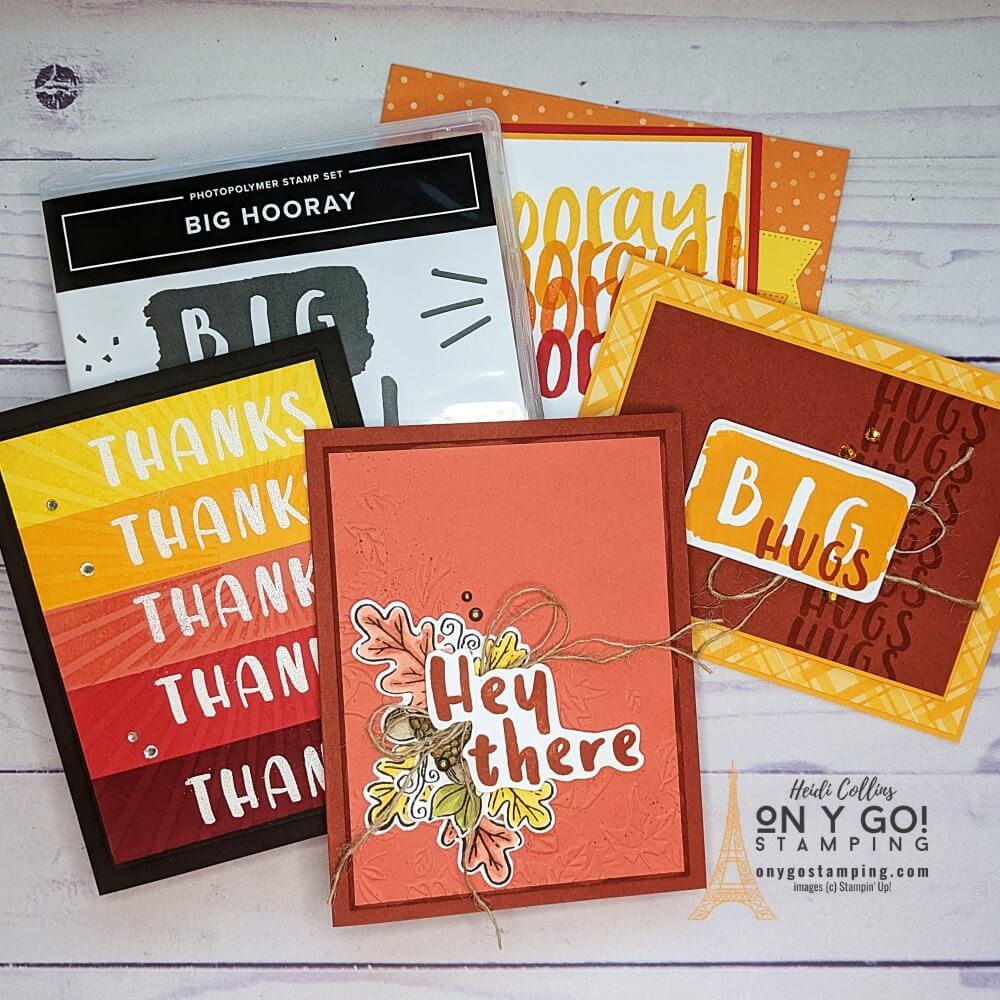 Stampin' Up! Big Hooray Stamp Set