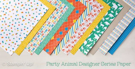 Stampin' Up! Party Animal DSP