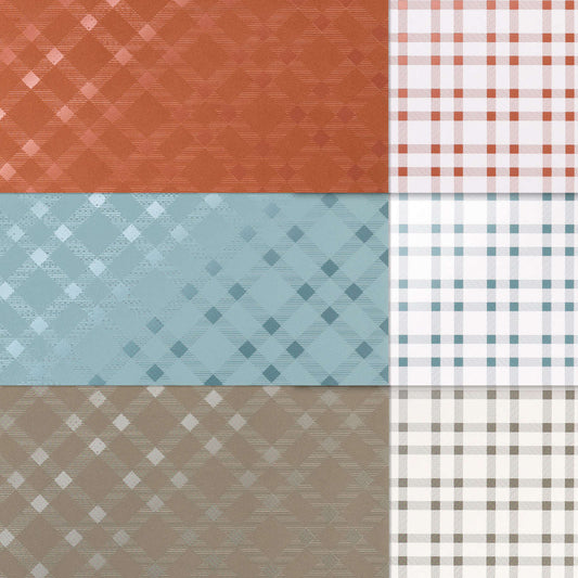 Stampin' Up! Tartan Foil Specialty DSP