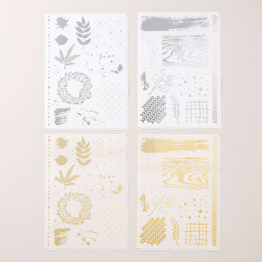 Stampin' Up! Metallic Texture Rub Ons