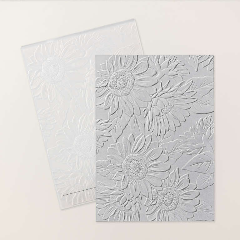 Stampin' Up! Sunflower 3D Embossing Folder