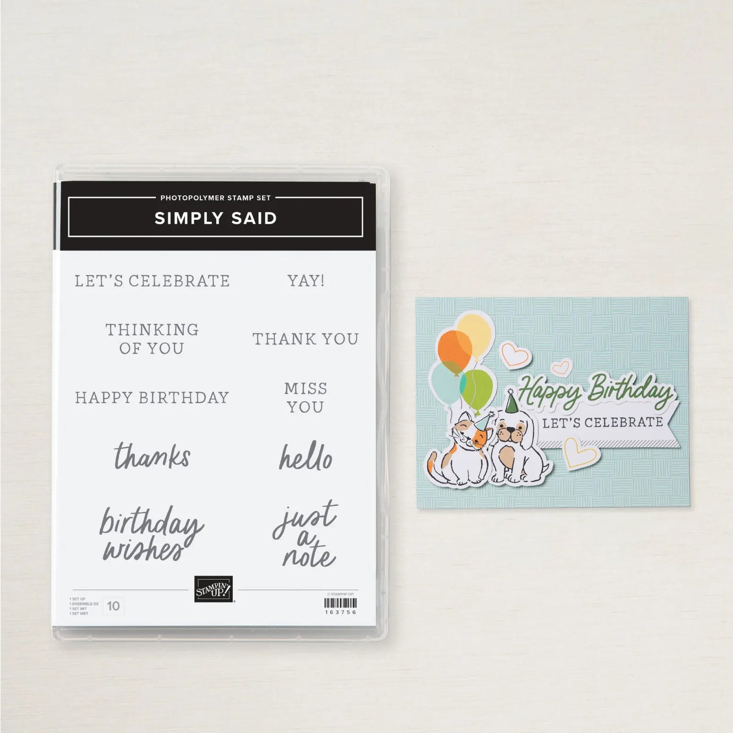 Stampin' Up! Simply Said Mix & Match Stamp Set