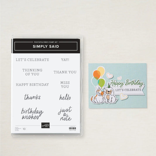 Stampin' Up! Simply Said Mix & Match Stamp Set