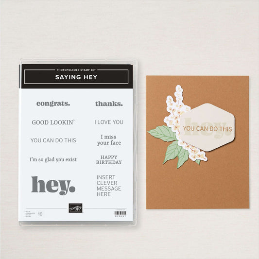 Stampin' Up! Saying Hey Stamp Set