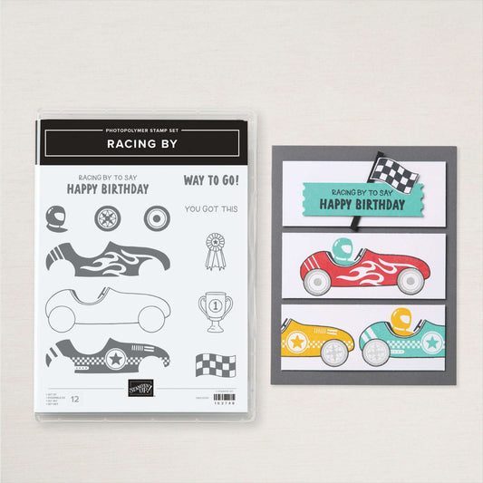 Stampin' Up! Racing By Stamp Set