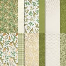 Stampin' Up! Season of Green & Gold Specialty DSP