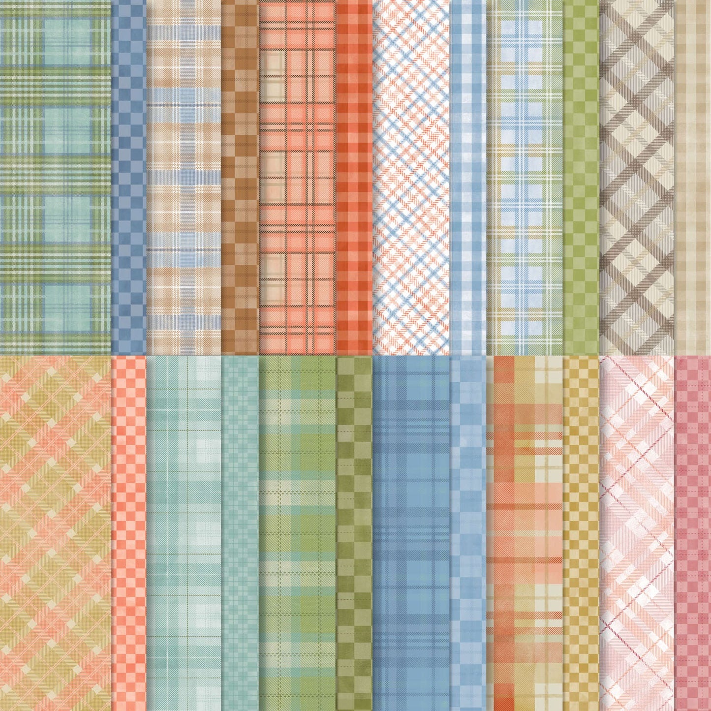 Stampin' Up! Timeless Plaid DSP