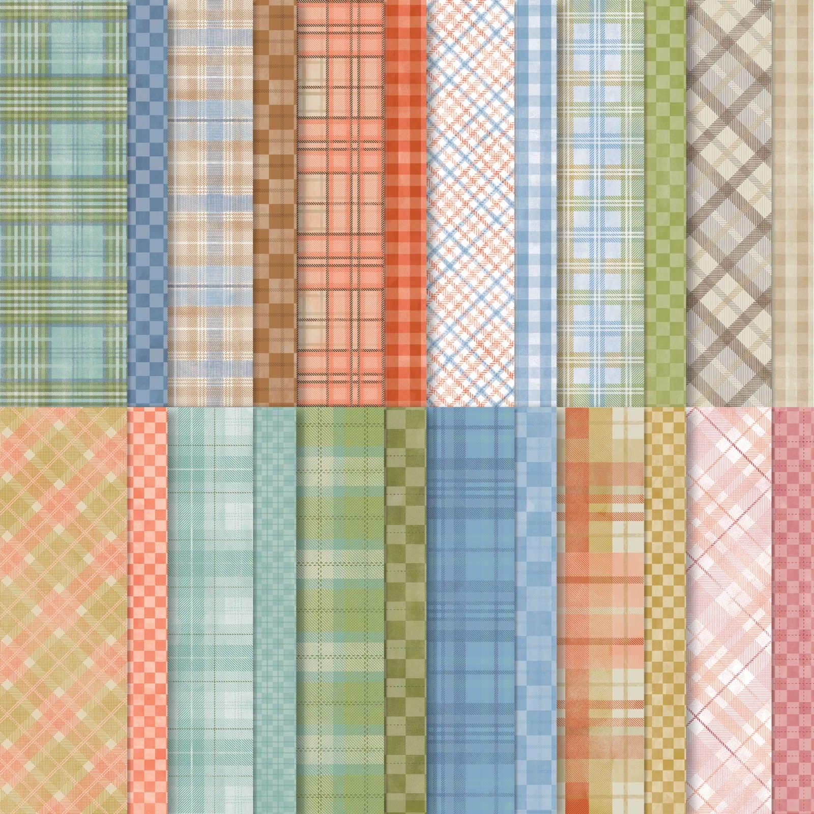 Stampin' Up! Timeless Plaid DSP