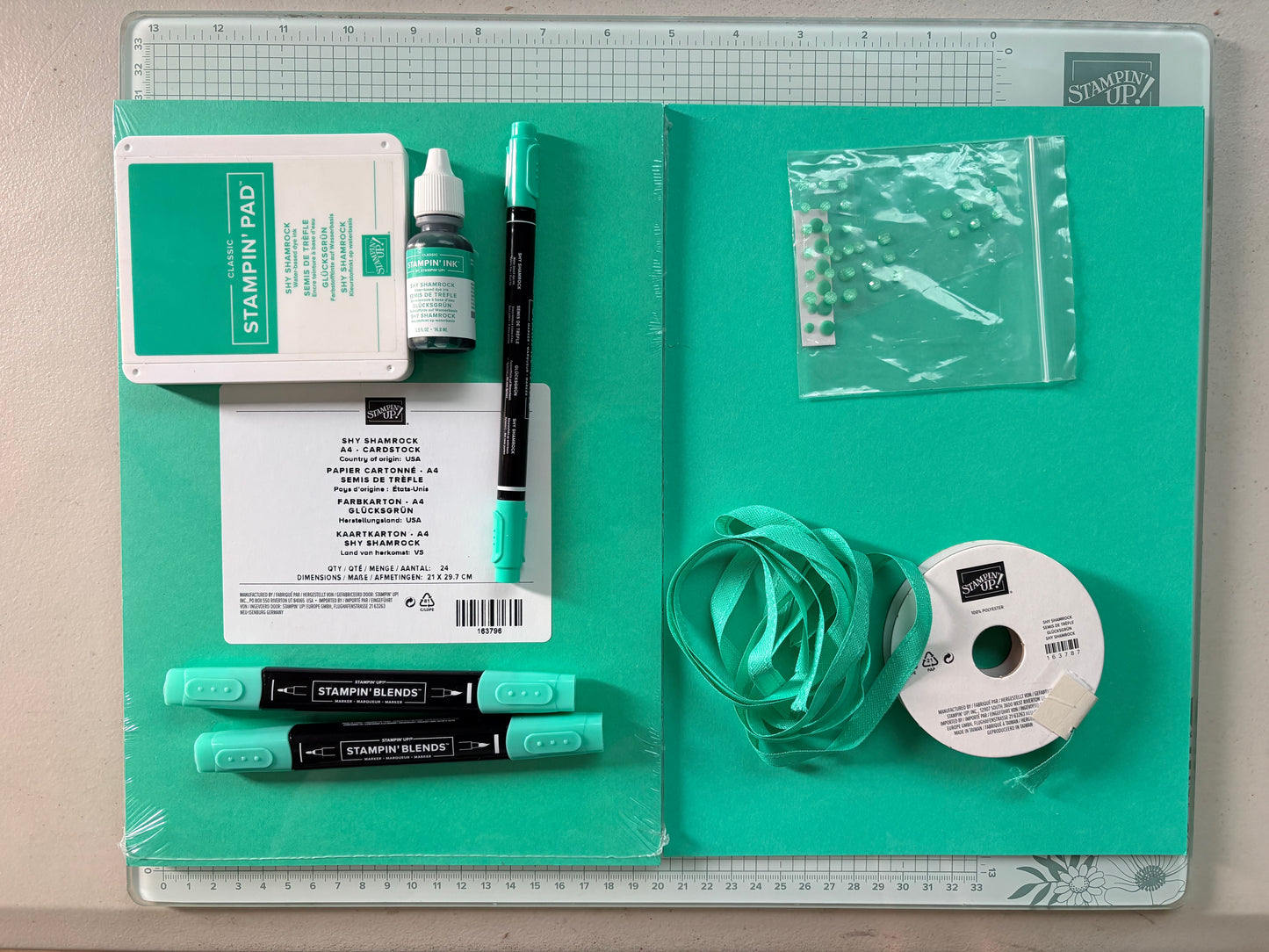 Stampin' Up! Shy Shamrock Color Pack