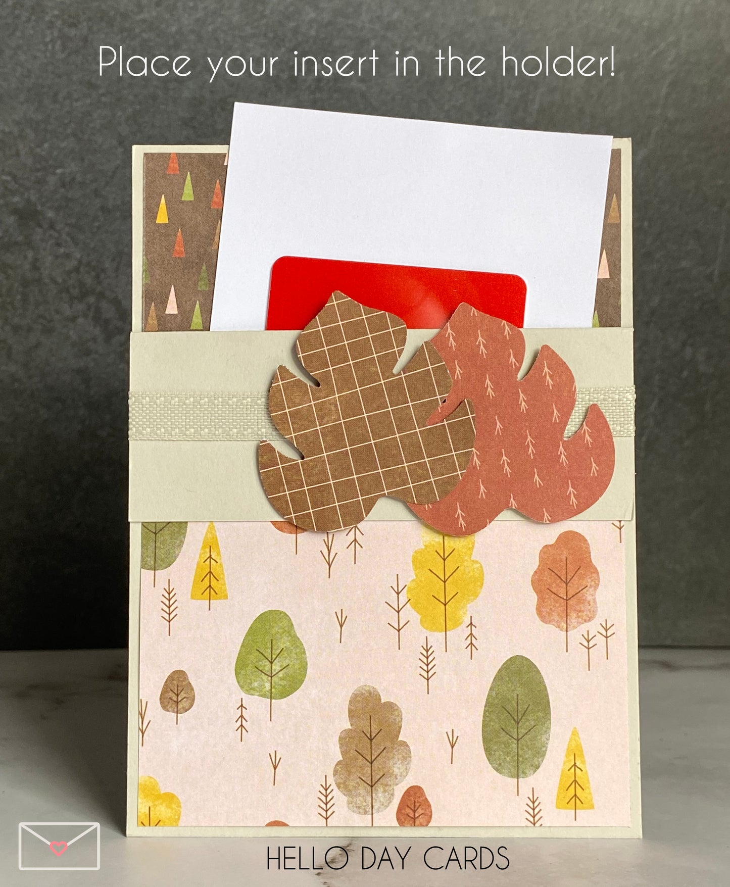 Hello Day Cards Sweet Days of Autumn Gift Card Holder Kit