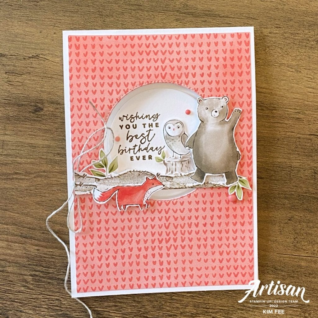 Stampin' Up! Happy Forest Friends DSP