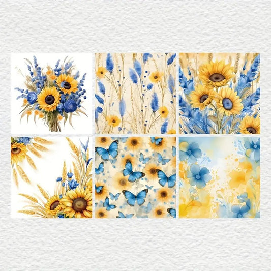 Hello Day Cards Hello Sunflower DSP