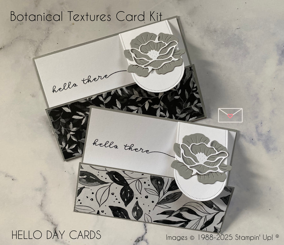 Hello Day Cards Botanical Textures Kit
