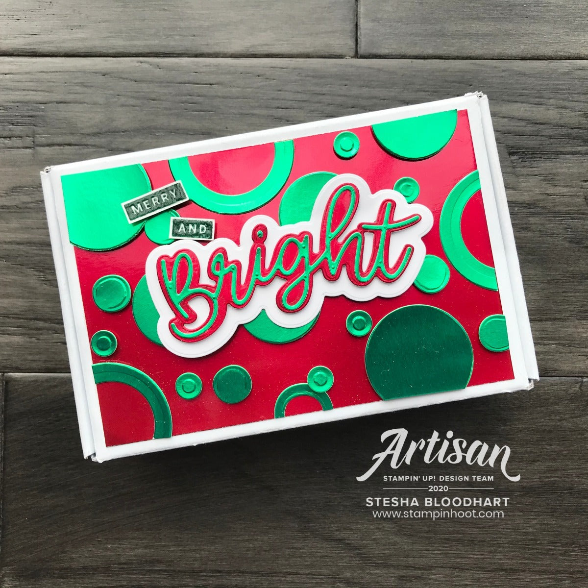 Stampin' Up! Red & Green Foil Sheets