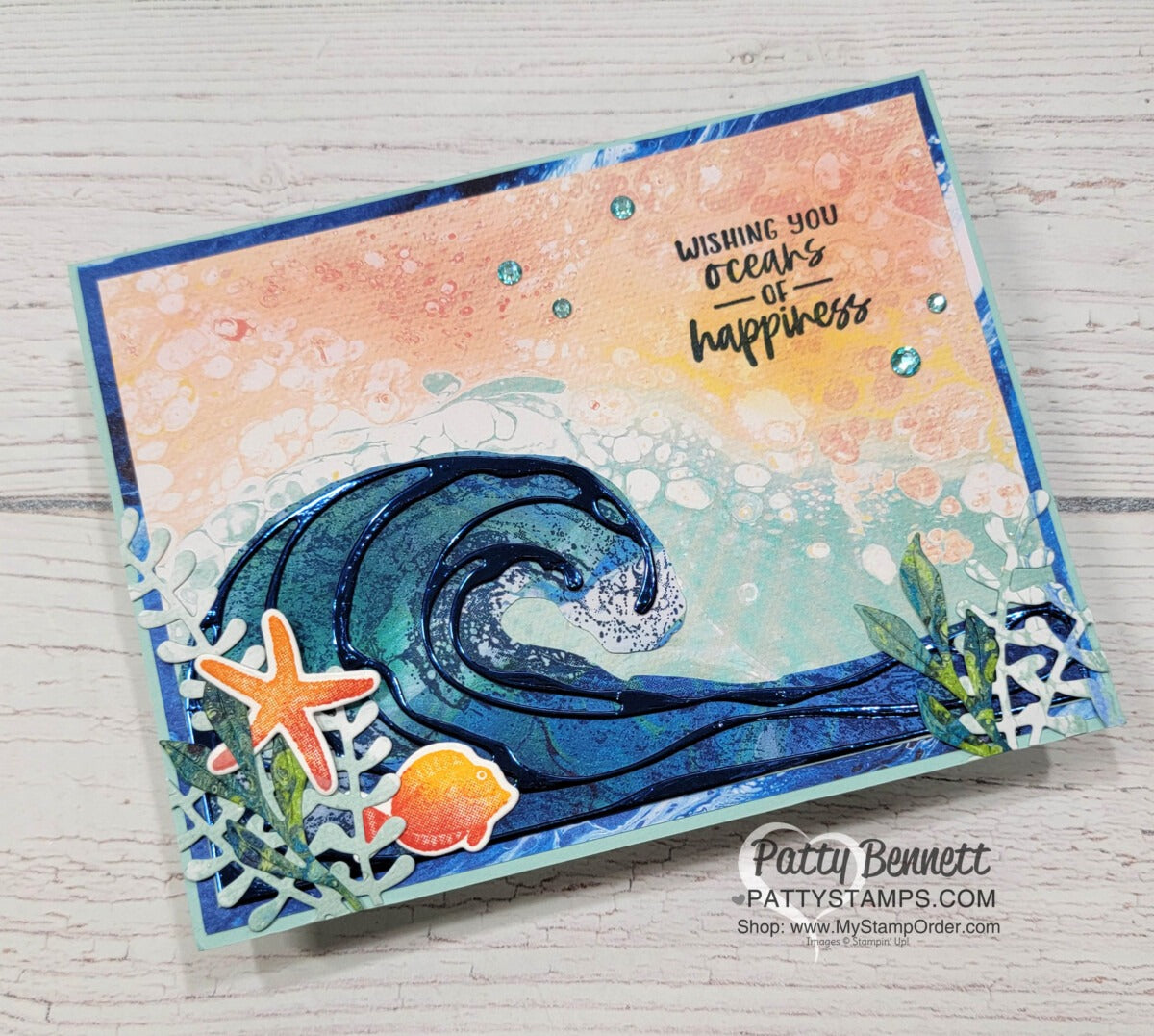 Stampin' Up! Waves of the Ocean DSP