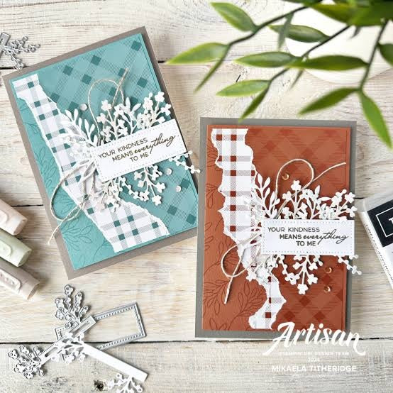 Stampin' Up! Tartan Foil Specialty DSP