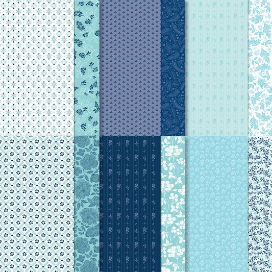 Stampin' Up! True Blue Florals DSP