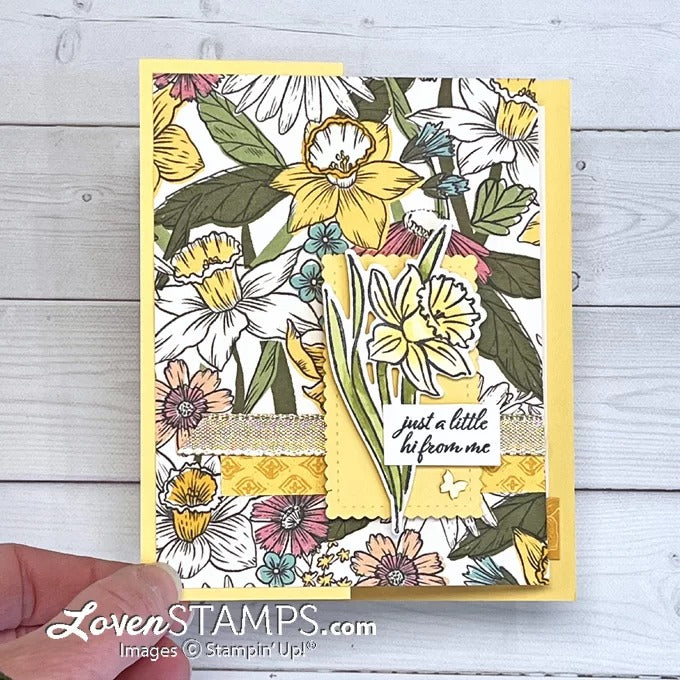 Stampin' Up! Daffodil Afternoon DSP
